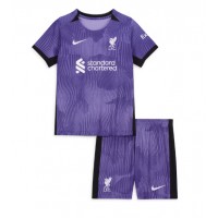 Liverpool Tredje trøje Børn 2023-24 Kortærmet (+ Korte bukser)